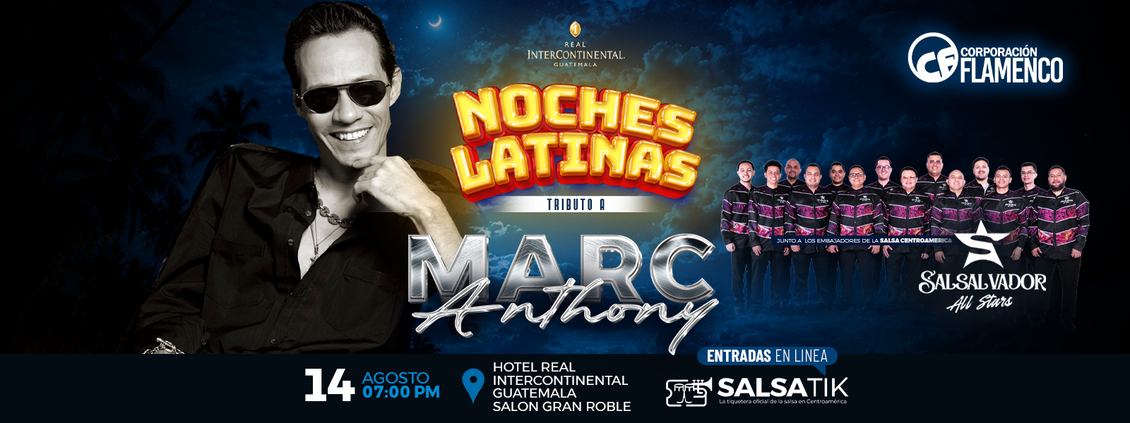 Noches Latinas GT – Tributo a Marc Anthony